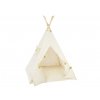 Krémový týpí stan se střapci standard
