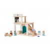 Dřevěná nemocnice - hračka pro děti s dřevěným příslušenstvím