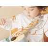 Dětské dřevěné ukulele (kytara) v modrém provedení