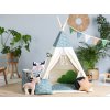 Originální teepee stan Losi pro děti s barevně sladěnými doplňky