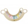 Montessori houpačka 5in1 light - natur okraje, duhové desky