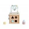 Dřevěná kostka s aktivitami Zvířátka 29 cm