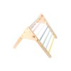 Pastelový dřevěný Piklerové trojúhelník set s montessori prknem
