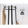 Stojan na oblečení (stojan) v industriálním stylu - s háčky a policemi