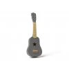 Dřevěná kytara dětská - tmavě šedá