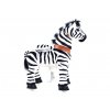 Mechanický jezdící kůň (na kolečkách) pro děti velikost 3 - zebra