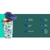 Plastový cestovní hrnek Flux Ditsy Bloom 450 ml