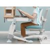 Kvalitní židle pro děti k psacímu stolu - ergonomická, v šedé barvě