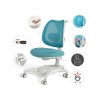 Dětská židle k psacímu stolu modrá - ergonomická