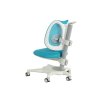 Dětská židle k psacímu stolu ergonomická - modrá