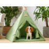 Domeček - teepee zelené