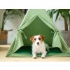 Zelené teepee - domeček pro pejsky