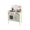 Dětská dřevěná kuchyňka Classic s bohatým příslušenstvím a textilním setem zdarma