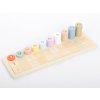 Montessori dřevěné nasazovací počítadlo