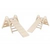 Set Montessori Piklerové trojúhelníku s prknem 2v1