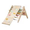 Montessori rostoucí Piklerové trojúhelník 59 cm 3v1 s activity boardem a prknem 2v1 - fresh - 2. jakost