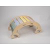 Montessori multifunkční houpačka 5v1 - pastel