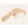 Dřevěná montessori houpačka 5v1 s prknem 2v1 - set pastel