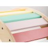 Dřevěná montessori houpačka 5v1 ve svěžích fresh barvách