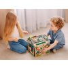 Activity board domeček s LED - Auta a dopravní prostředky