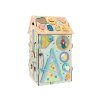 Activity board domeček pro děti se zvířátky ze ZOO a s LED