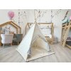 Teepee stan pro děti - barva krémová