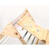 Piklerové trojúhelník s montessori prknem - pastelový set