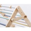 Rostoucí montessori Piklerové trojúhelník s prknem 2v1 - pastelový set