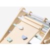 Rostoucí montessori Piklerové trojúhelník s oboustranným prknem - set pastel