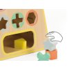 Dřevěná activity board kostka - s kuličkovou dráhou