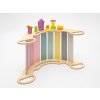 Montessori multifunkční dětská houpačka smile pastel