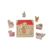Vícevrstvé puzzle se zvířátky ze statku