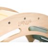 Pastelová montessori houpačka 100 cm 6v1 max s prknem a židlí - set pastel