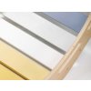 Dřevěná montessori houpačka 100 cm 6v1 max s prknem a židlí - pastelový set dětského nábytku