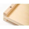 Detail oboustranného prkna fresh - doplňku k dřevěné montessori houpačce 5v1
