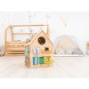 Activity board domeček - natur (přírodní provedení)