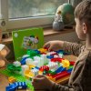 HUBELINO Kuličková dráha - set s kostkami Maxi 213 ks