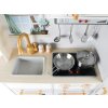 detail - dětská dřevěná kuchyňka Premium s rozšířeným příslušenstvím + textilní set ZDARMA