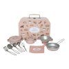 Dětský set na vaření v kufříku - růžový