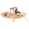 Stoleček s hudebními nástroji - zvířátka