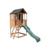 Zahradní vyvýšený domeček se skluzavkou