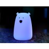 Medvídek - silikonová dětská lampička