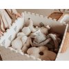 Box na hračky z puzzle hrací podložky 3v1 - abeceda