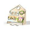 Dřevěný activity board Farma 2in1