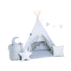 Set teepee stan cik cak bílý luxury