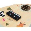 Detail - Dětská kytara (ukulele) se zvířátky