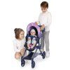 Skládací kočárek pro panenky 3v1 s taškou Magic Bubble - 73 cm