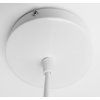 Stropní držák i kabel je součástí balení dětského lustru - Modrý s puntíky