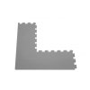 Tmavě šedý rohový dál k puzzle podložce pěnové