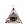 Dětský teepee stan se zvířátky